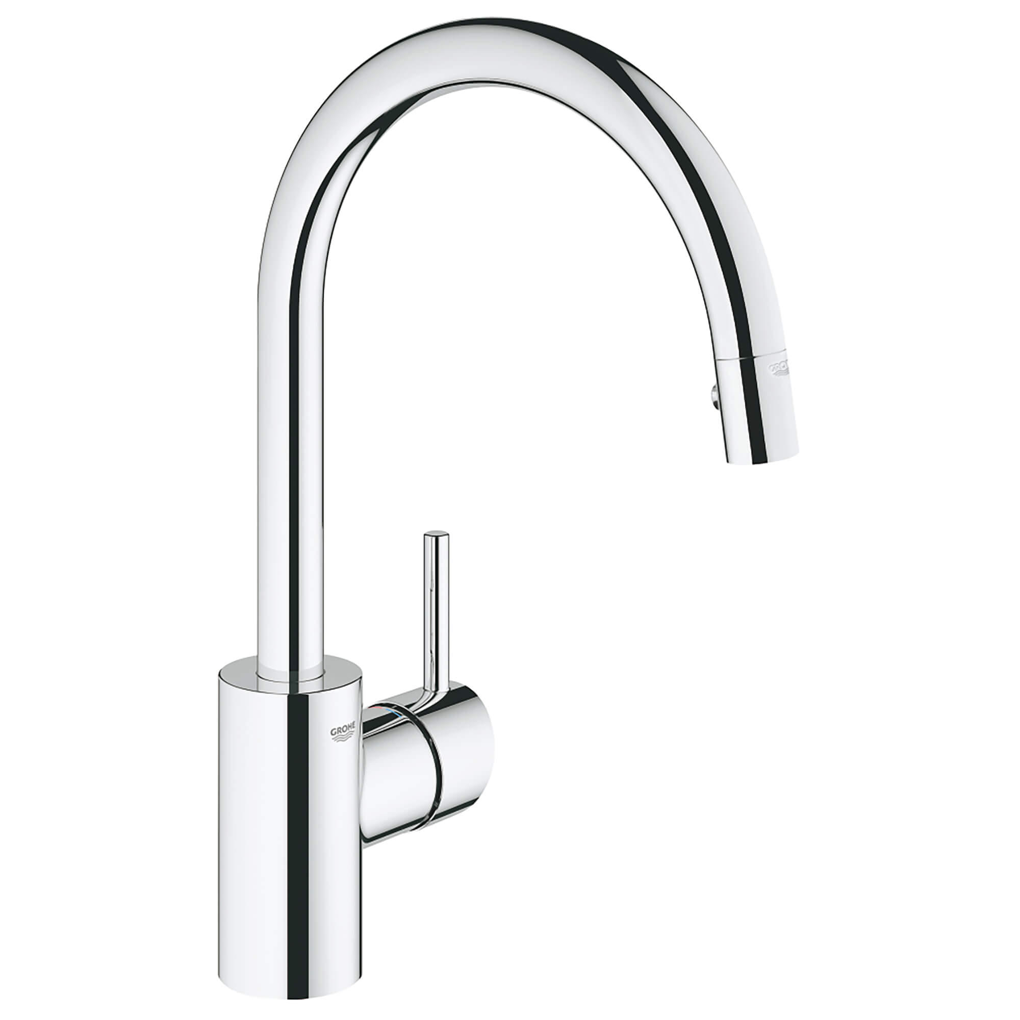 Single-Handle Pull Down Kitchen Faucet Dual Spray 5.7 L/min (1.5 gpm)